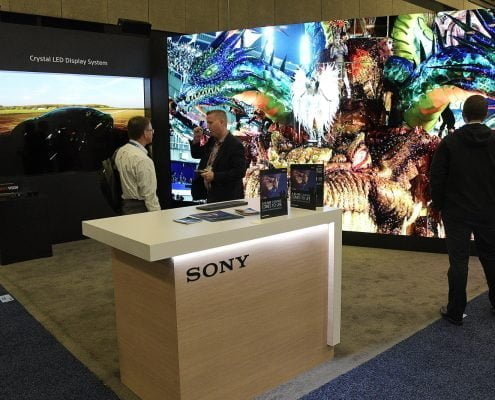 Sony booth