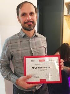 Michal Šterba a Lenovo HPC partner 2019