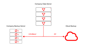 Vast double backup scheme